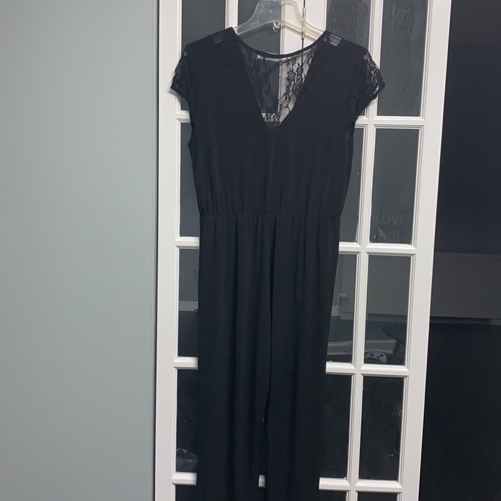 Black One Piece Jumpsuit Plus Size 3X